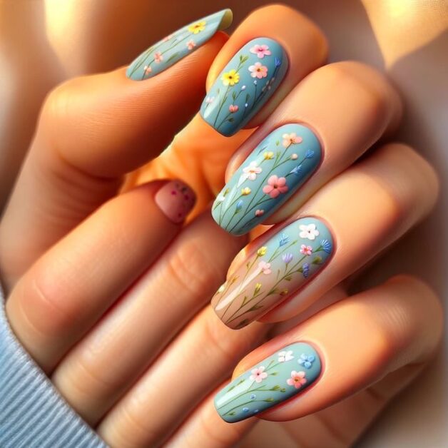 49 Best Pink Yellow And Blue Nail Design Ideas BEAUTY PITARA 2024