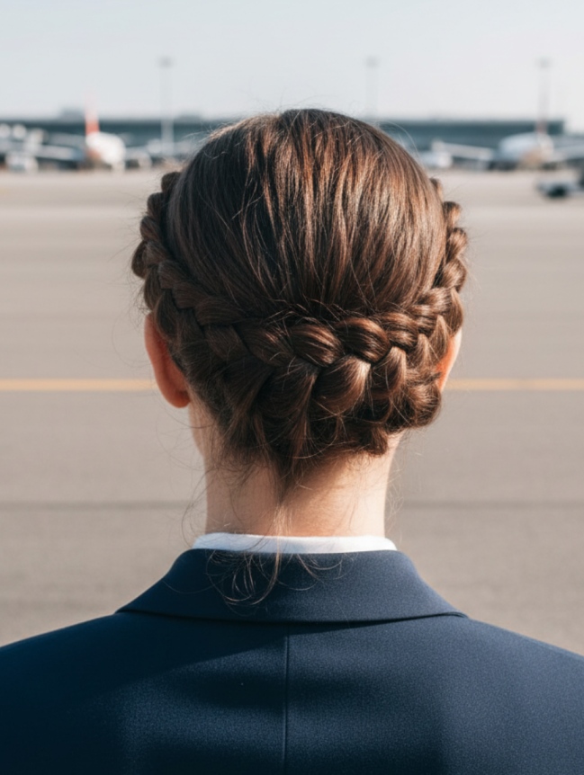 Cabin Crew Hairstyles for Female