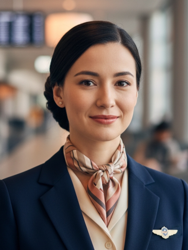 Cabin Crew Hairstyles for Female