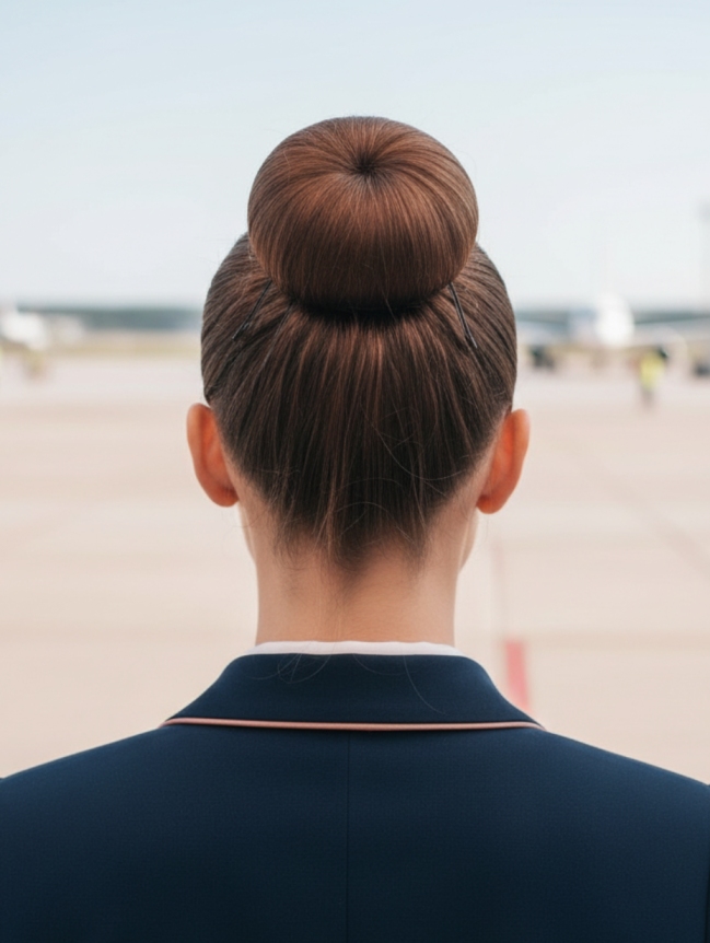 Cabin Crew Hairstyles for Female