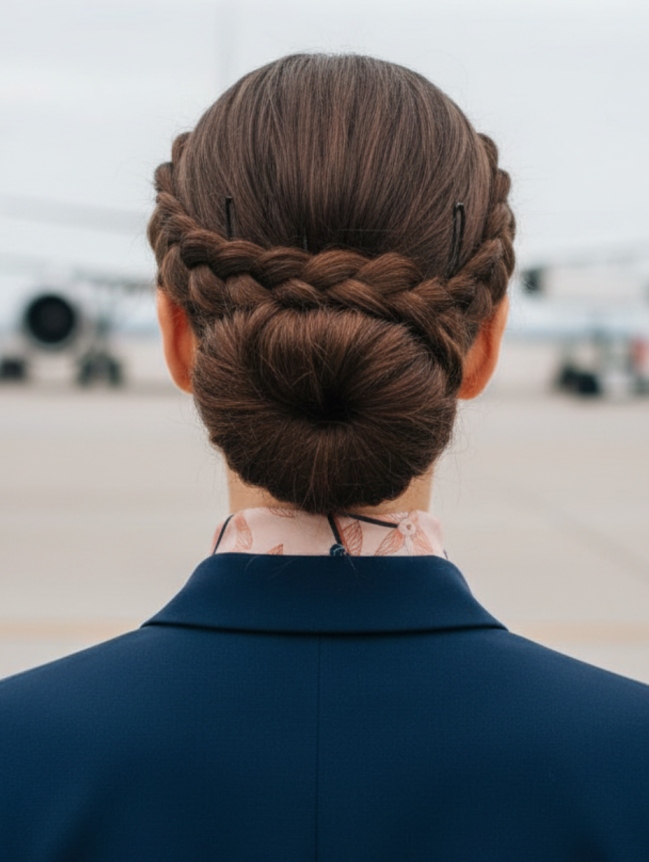Cabin Crew Hairstyles for Female