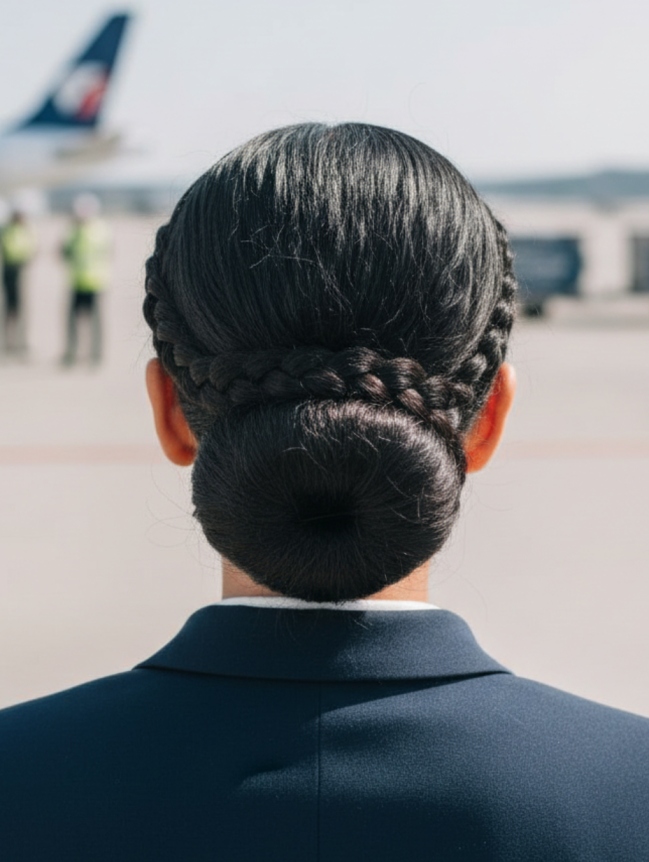 Cabin Crew Hairstyles for Female