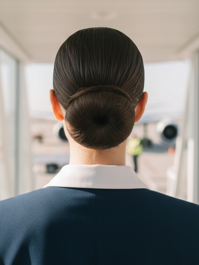 Cabin Crew Hairstyles for Female