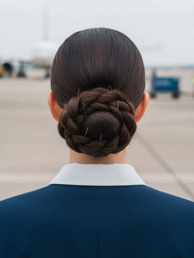 Cabin Crew Hairstyles for Female
