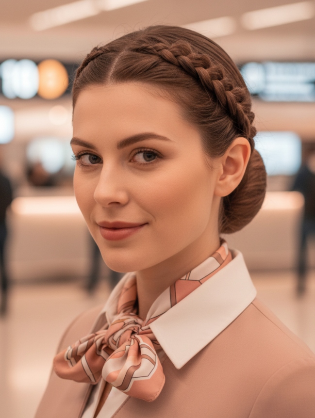 Cabin Crew Hairstyles for Female