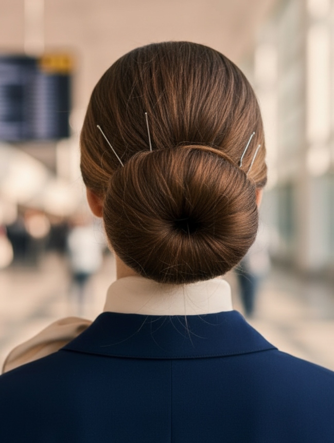 Cabin Crew Hairstyles for Female