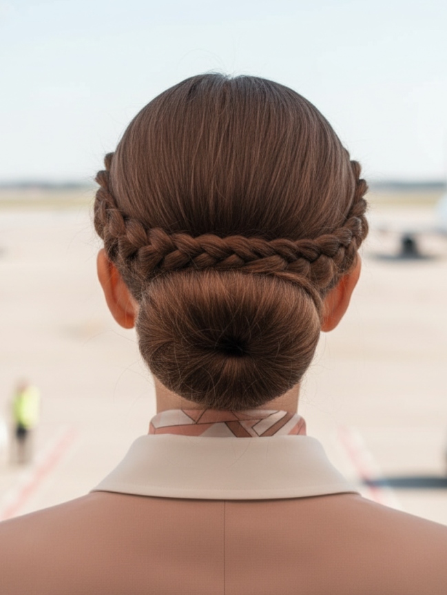 Cabin Crew Hairstyles for Female