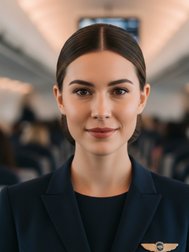 Cabin Crew Hairstyles for Female