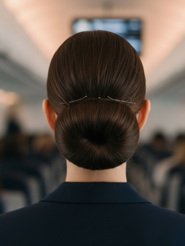 Cabin Crew Hairstyles for Female