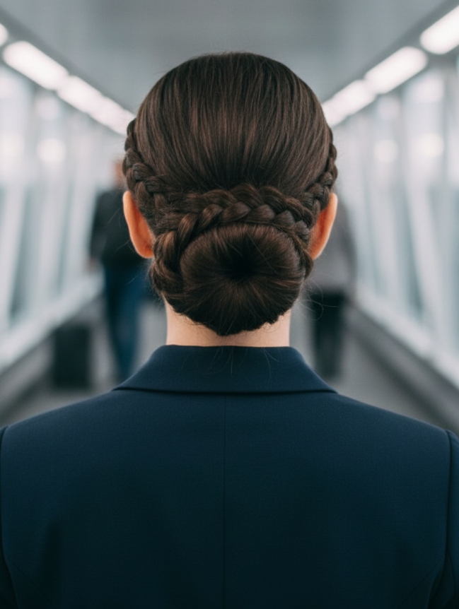 Cabin Crew Hairstyles for Female