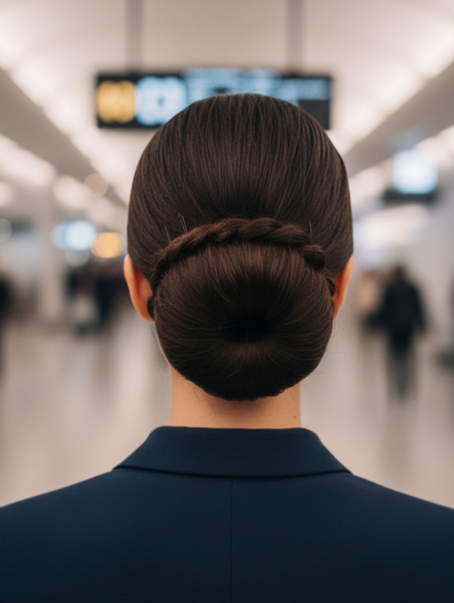 Cabin Crew Hairstyles for Female