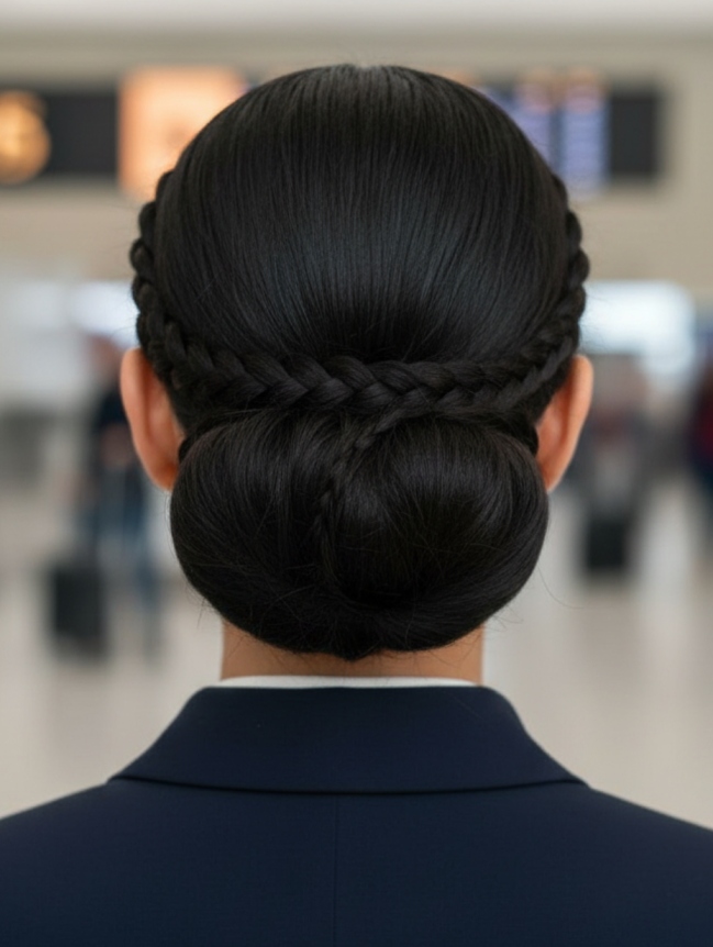 Cabin Crew Hairstyles for Female