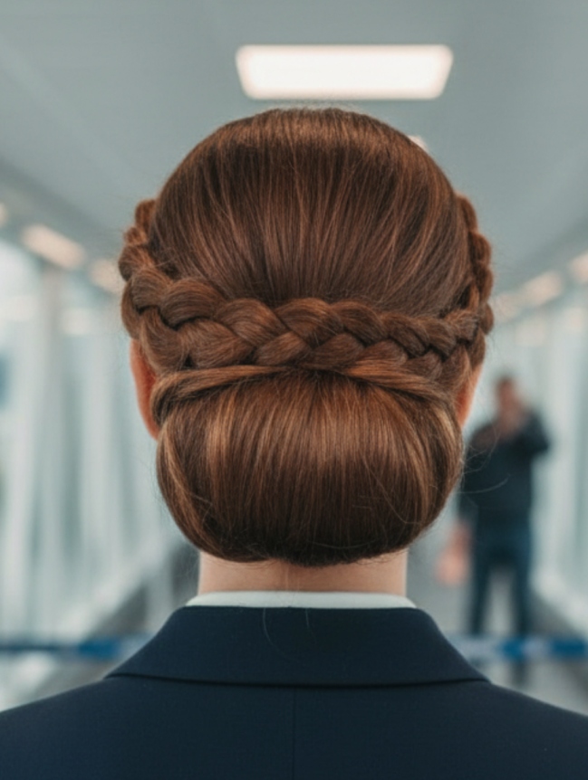 Cabin Crew Hairstyles for Female