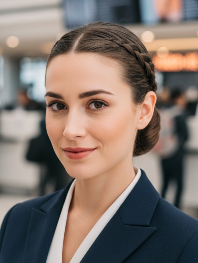 Cabin Crew Hairstyles for Female