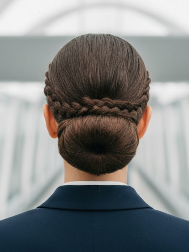 Cabin Crew Hairstyles for Female
