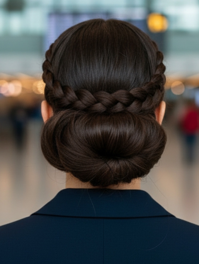 Cabin Crew Hairstyles for Female