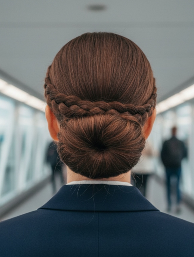 Cabin Crew Hairstyles for Female
