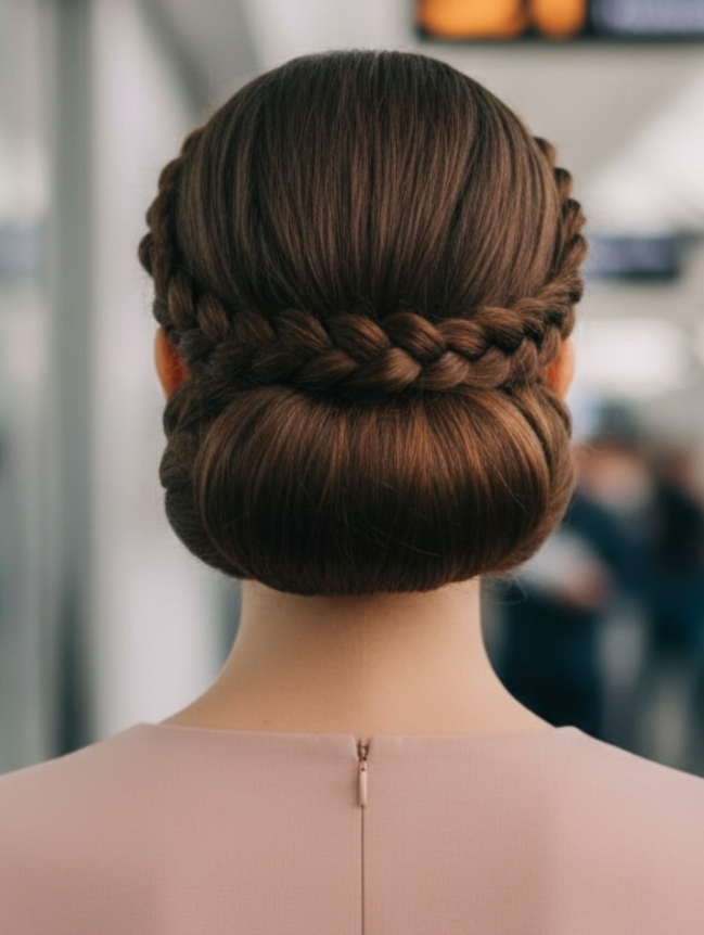Cabin Crew Hairstyles for Female