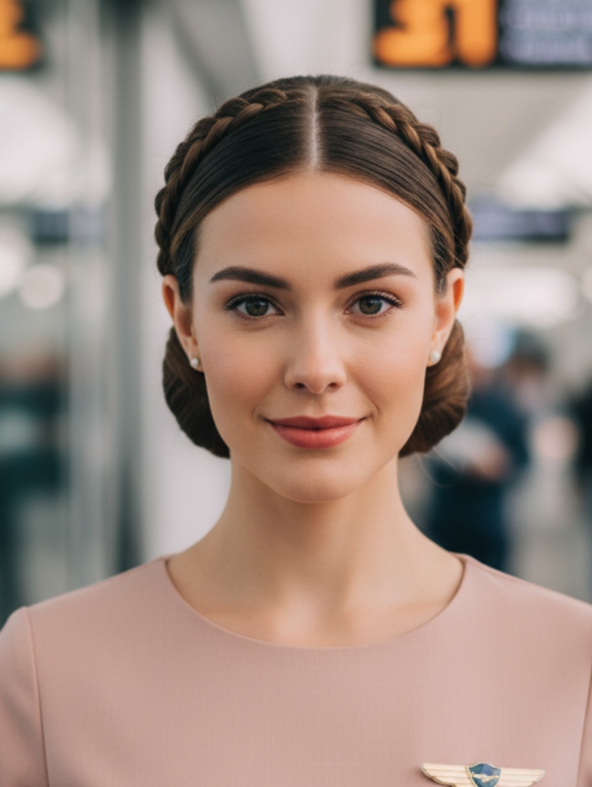 Cabin Crew Hairstyles for Female