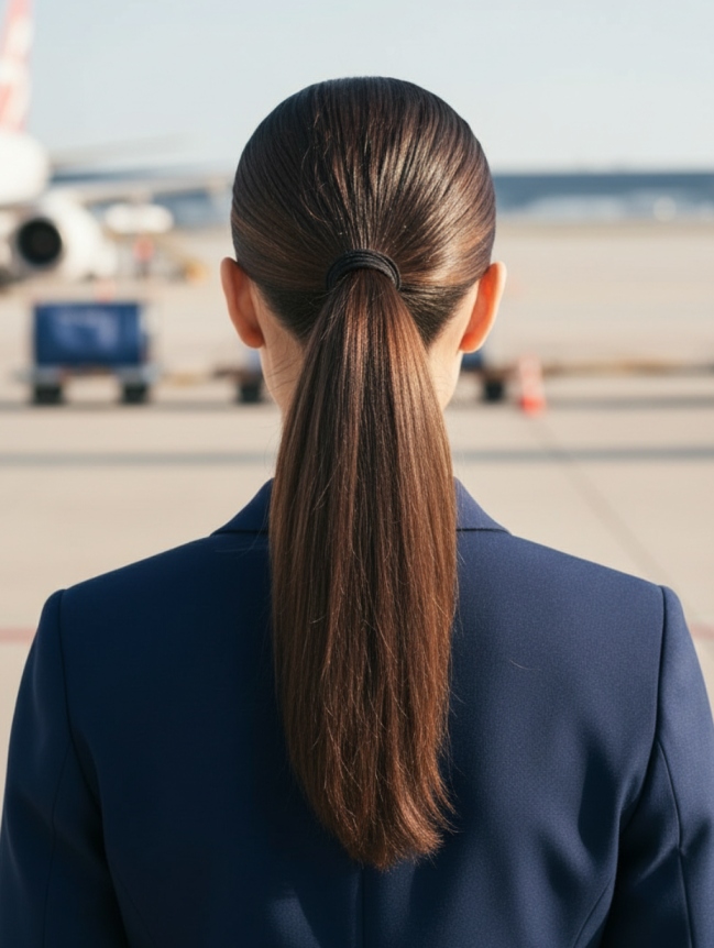 Cabin Crew Hairstyles for Female