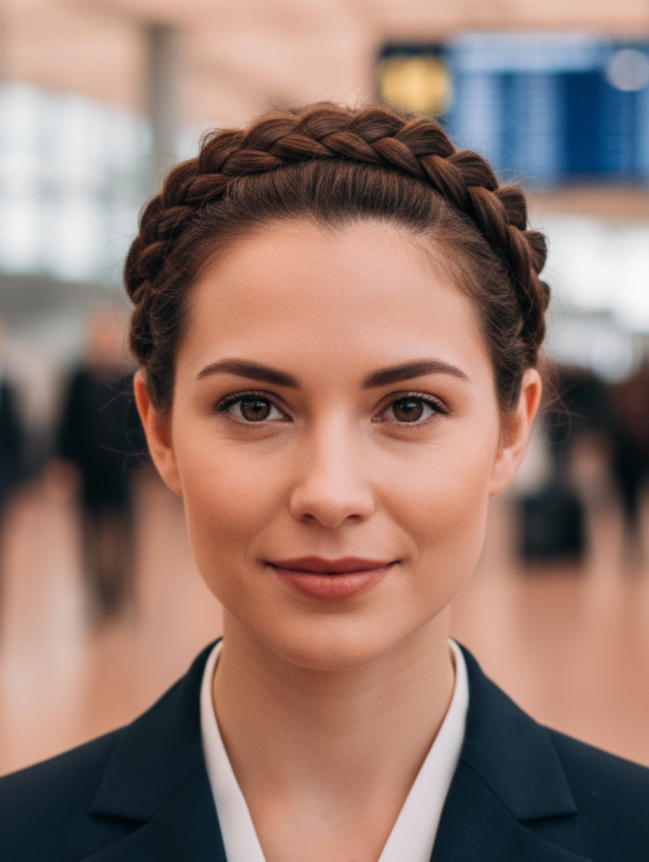 Cabin Crew Hairstyles for Female