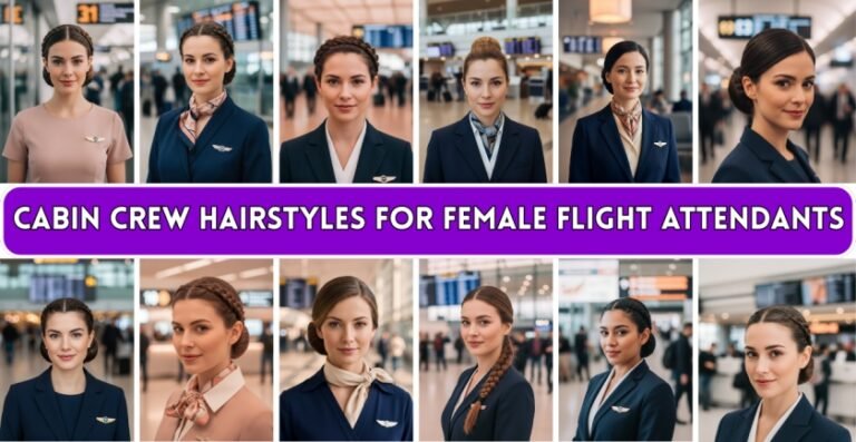 Top 28 Cabin Crew Hairstyles for Female Flight Attendants