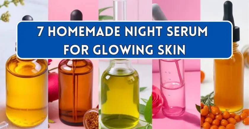 Homemade Night Serum for Glowing Skin