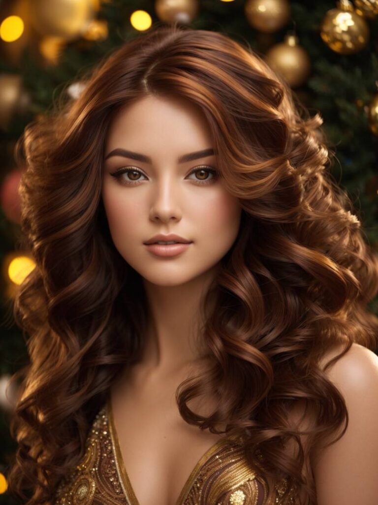 Christmas Hair Color Ideas for Brunettes
