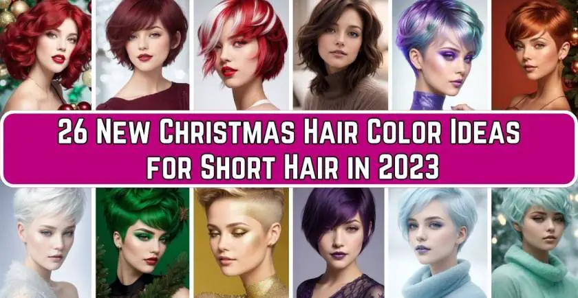 Christmas Hair Color Ideas for Short Hair