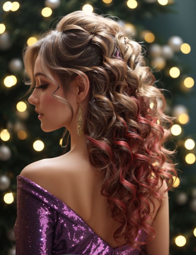 Christmas Hairstyles for Medium Hair