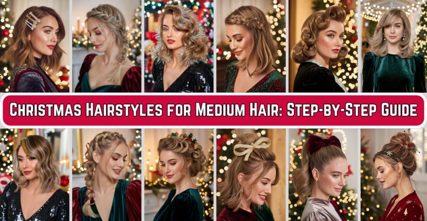 Christmas Hairstyles for Medium Hair