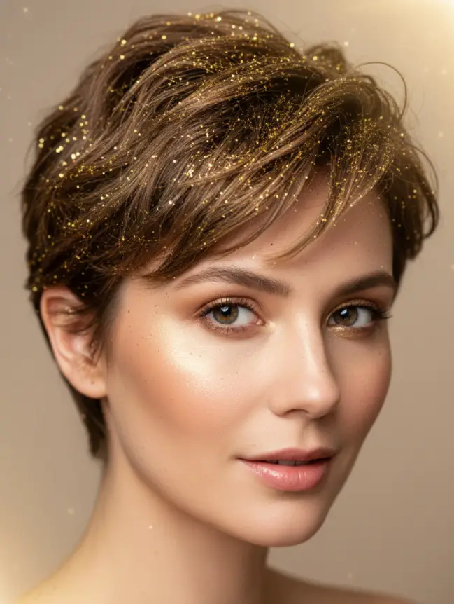 Christmas hair color ideas for short hair