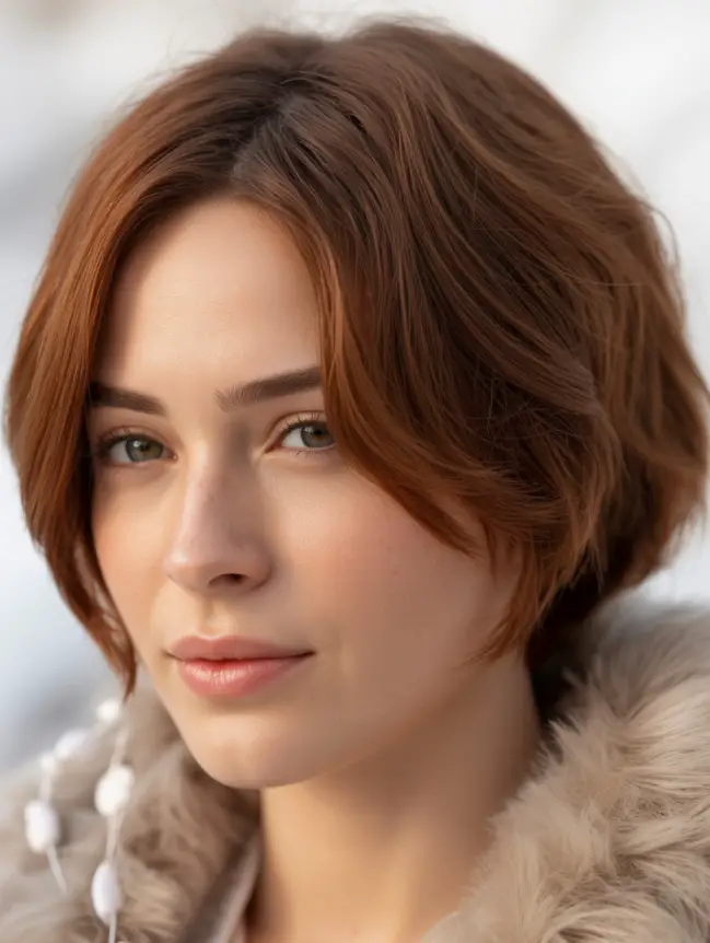 Christmas hair color ideas for short hair