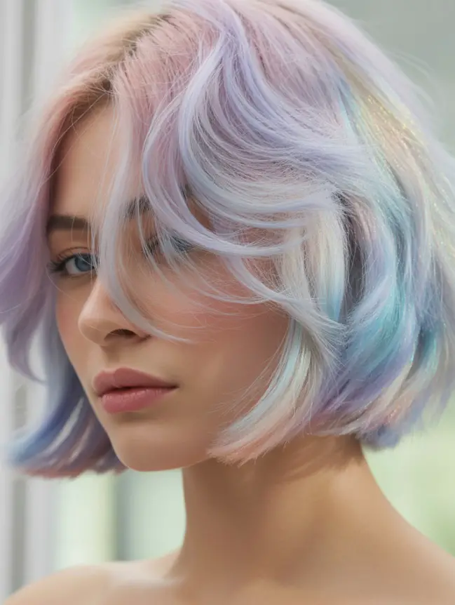 Christmas hair color ideas for short hair