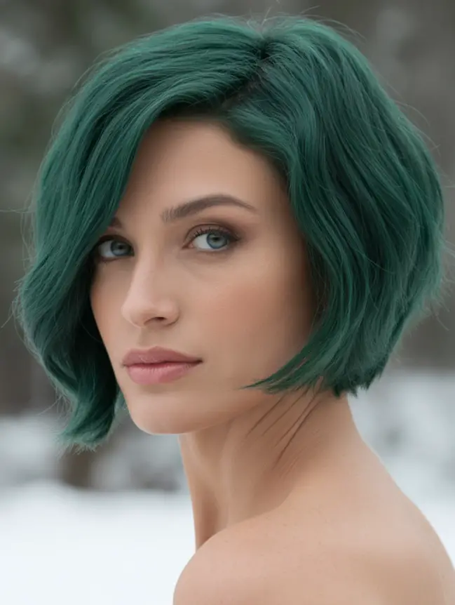 Christmas hair color ideas for short hair