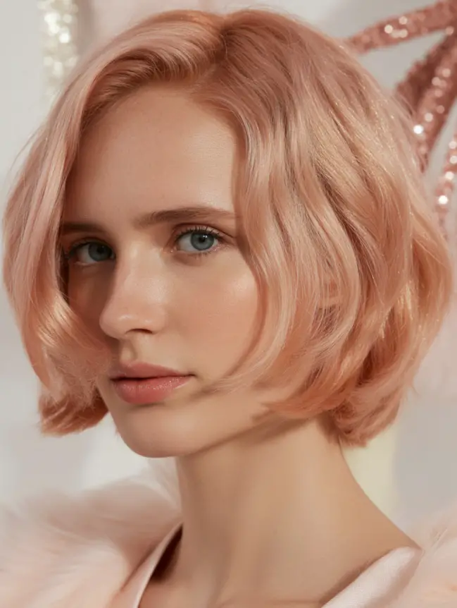 Christmas hair color ideas for short hair