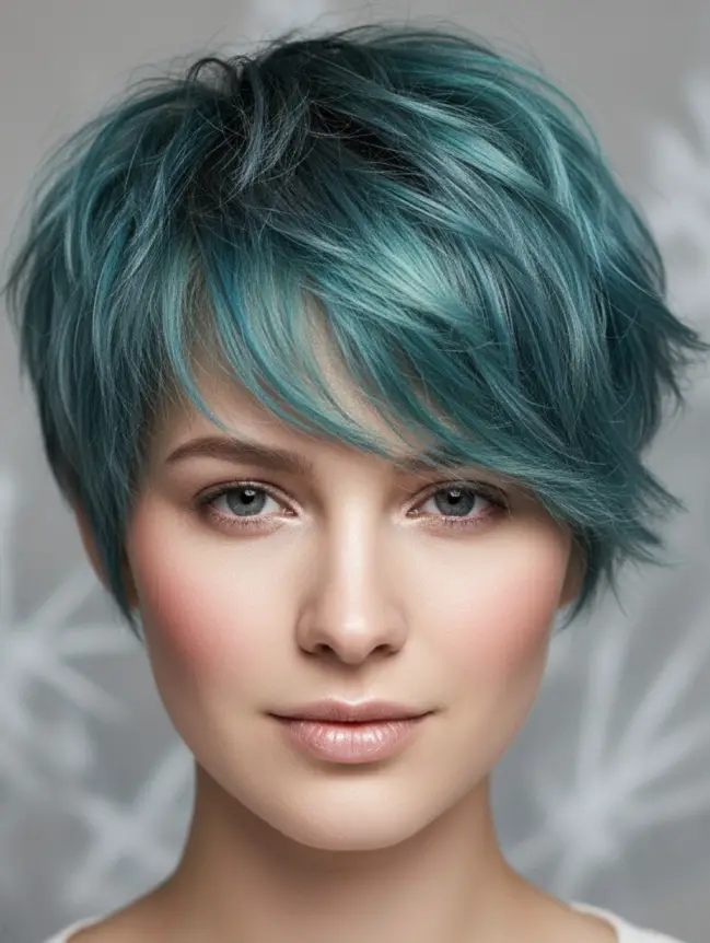 Christmas hair color ideas for short hair