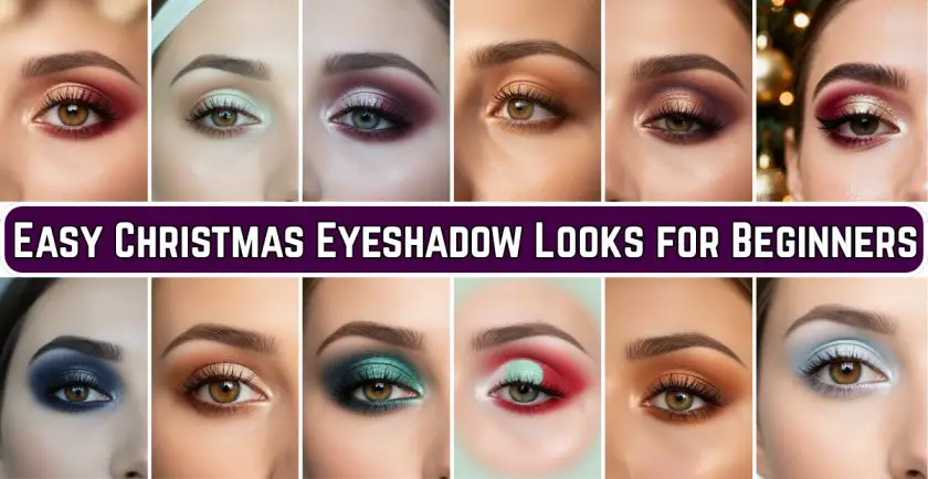 Easy Christmas Eyeshadow Looks for Beginners