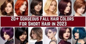20+ Gorgeous Fall Hair Colors for Short Hair in 2024