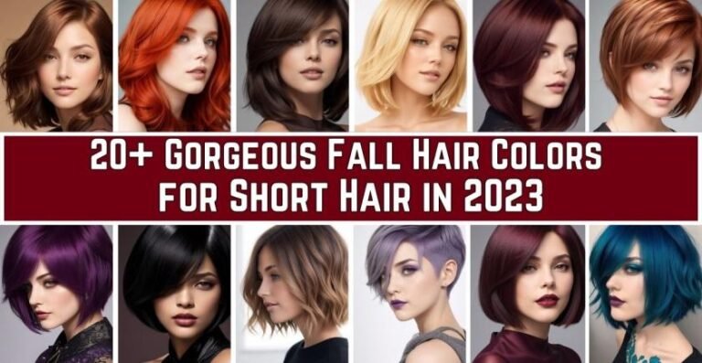 20+ Gorgeous Fall Hair Colors for Short Hair in 2024