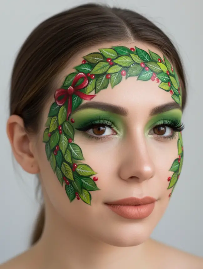 Christmas Face Painting Ideas for Women
