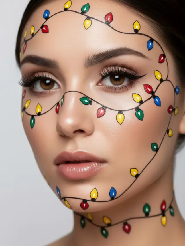 Christmas Face Painting Ideas for Women