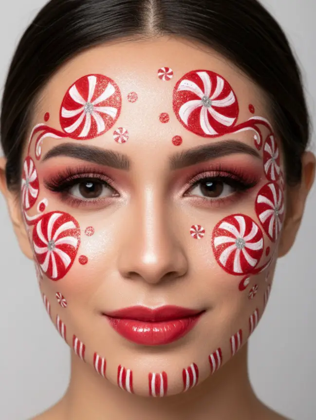 Christmas Face Painting Ideas for Women