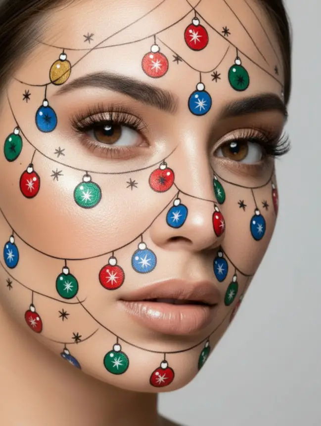 Christmas Face Painting Ideas for Women