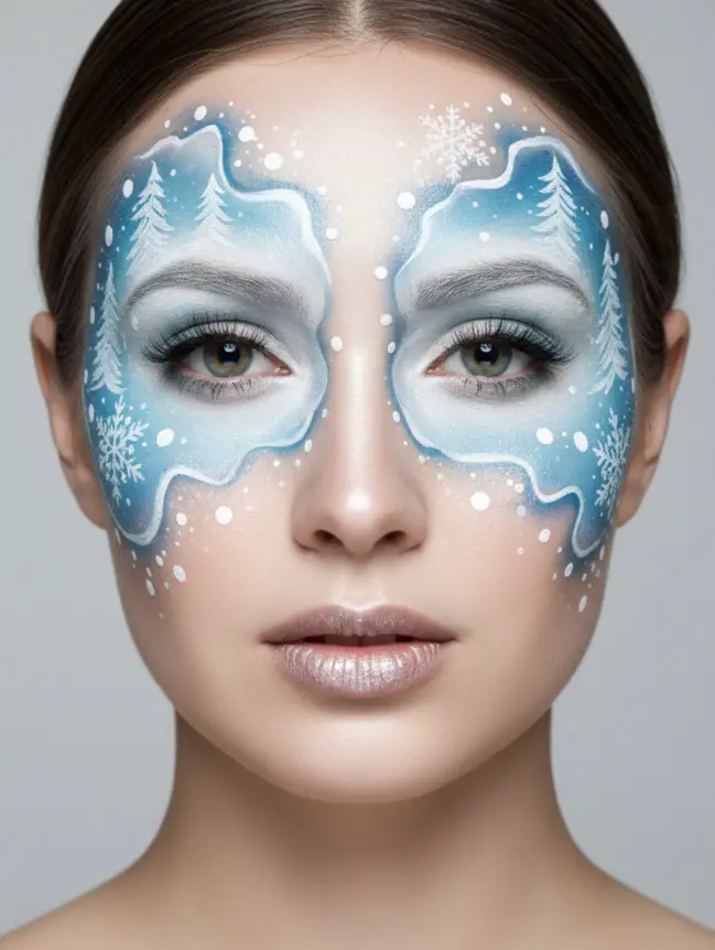 Christmas Face Painting Ideas for Women