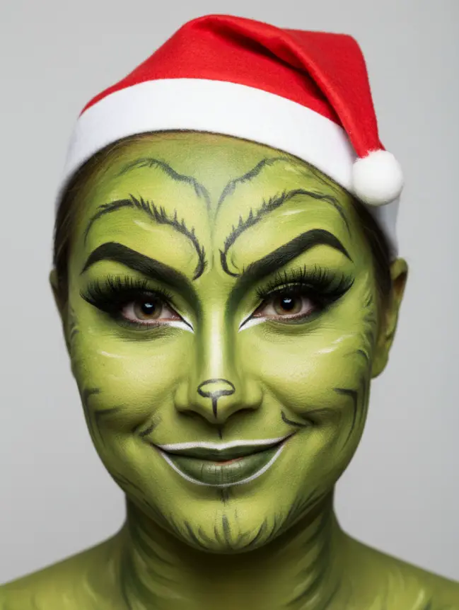 Christmas Face Painting Ideas for Women