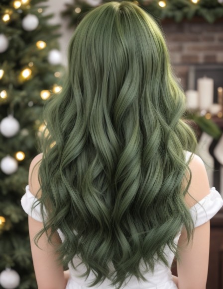 Christmas Hair Color Ideas for Dark Hair