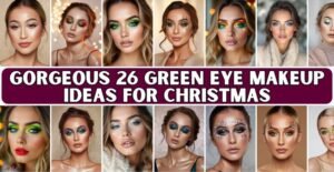 Gorgeous 26 Green Eye Makeup Ideas for Christmas in 2025
