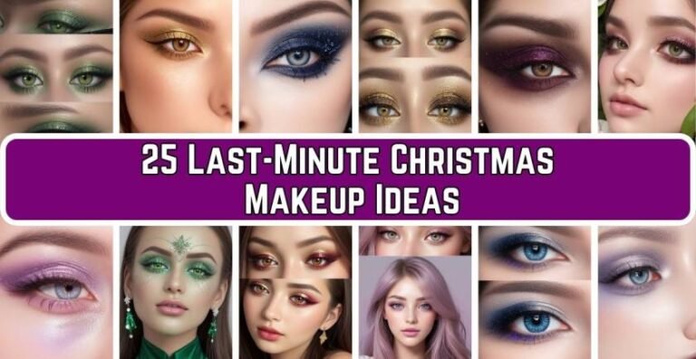 25 Last-Minute Christmas Makeup Ideas for 2023