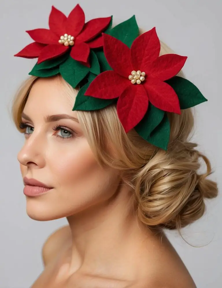 20 Creative DIY Christmas Hair Accessories Ideas In 2023